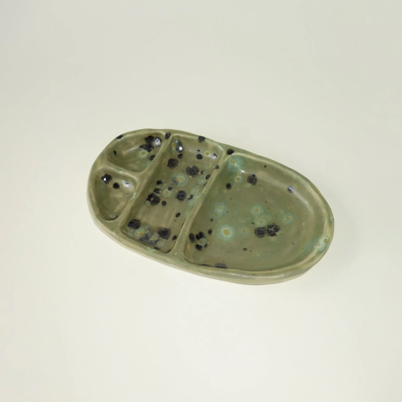 Green Speckle Jewelry Dish