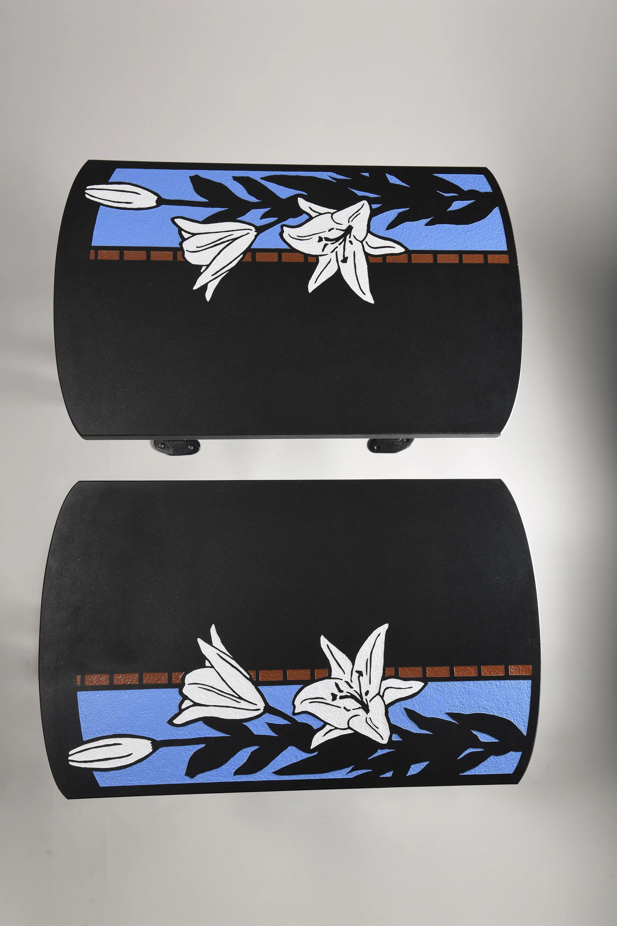 Lilies in the Window - End Table Set