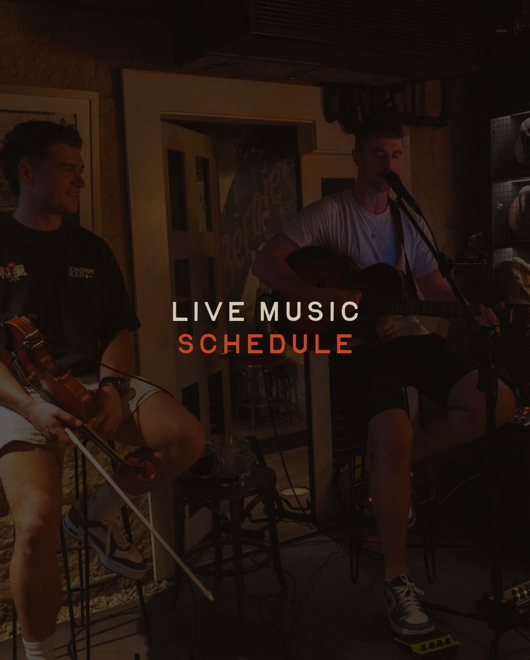 Pull up a seat at Frank Mac&rsquo;s, five nights of live music await... 🍸🎻