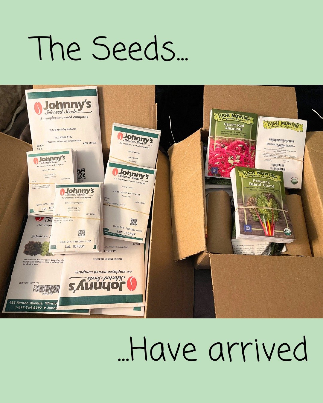 Even though there are several feet of snow on the ground, we are in full planning mode for spring! Our first seeds of the season will be planted in just five weeks. Can anyone guess what we'll be sowing?

 #springiscoming #seedstarting #smallscalefar