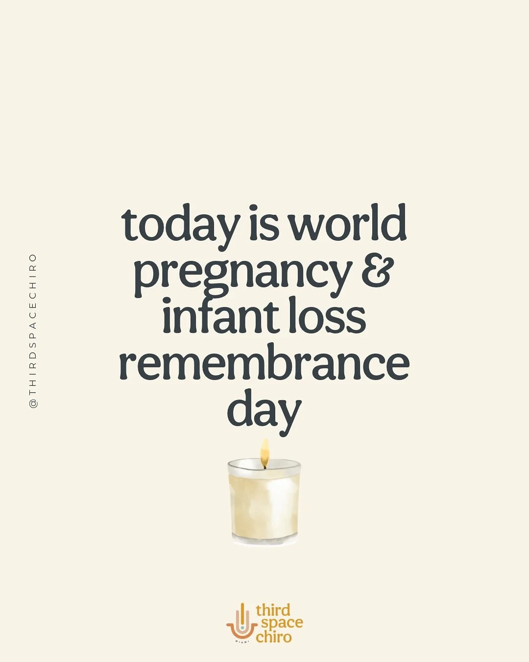 Tonight at 7 PM, we light a candle. 🕯️

October 15th is Pregnancy and Infant Loss Remembrance Day - a day to honor the babies who left us far too soon and the families who carry them forever in their hearts.

You are seen. You are not alone.
Tonight