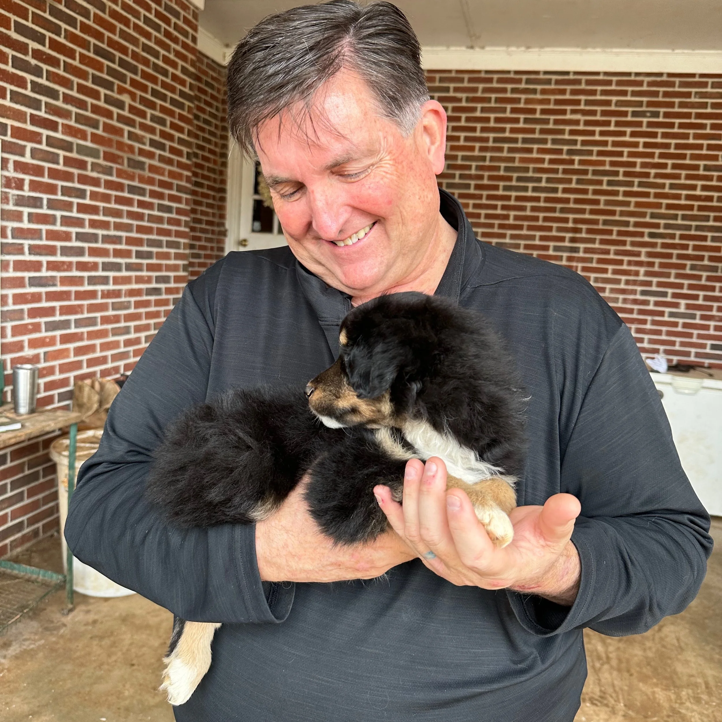 Reba with his new family Ross 