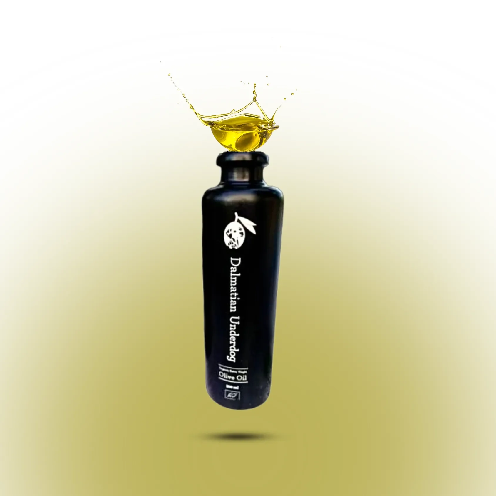 Dalmatian Underdog 500ml organic extra virgin olive oil bottle from Zadar Croatia