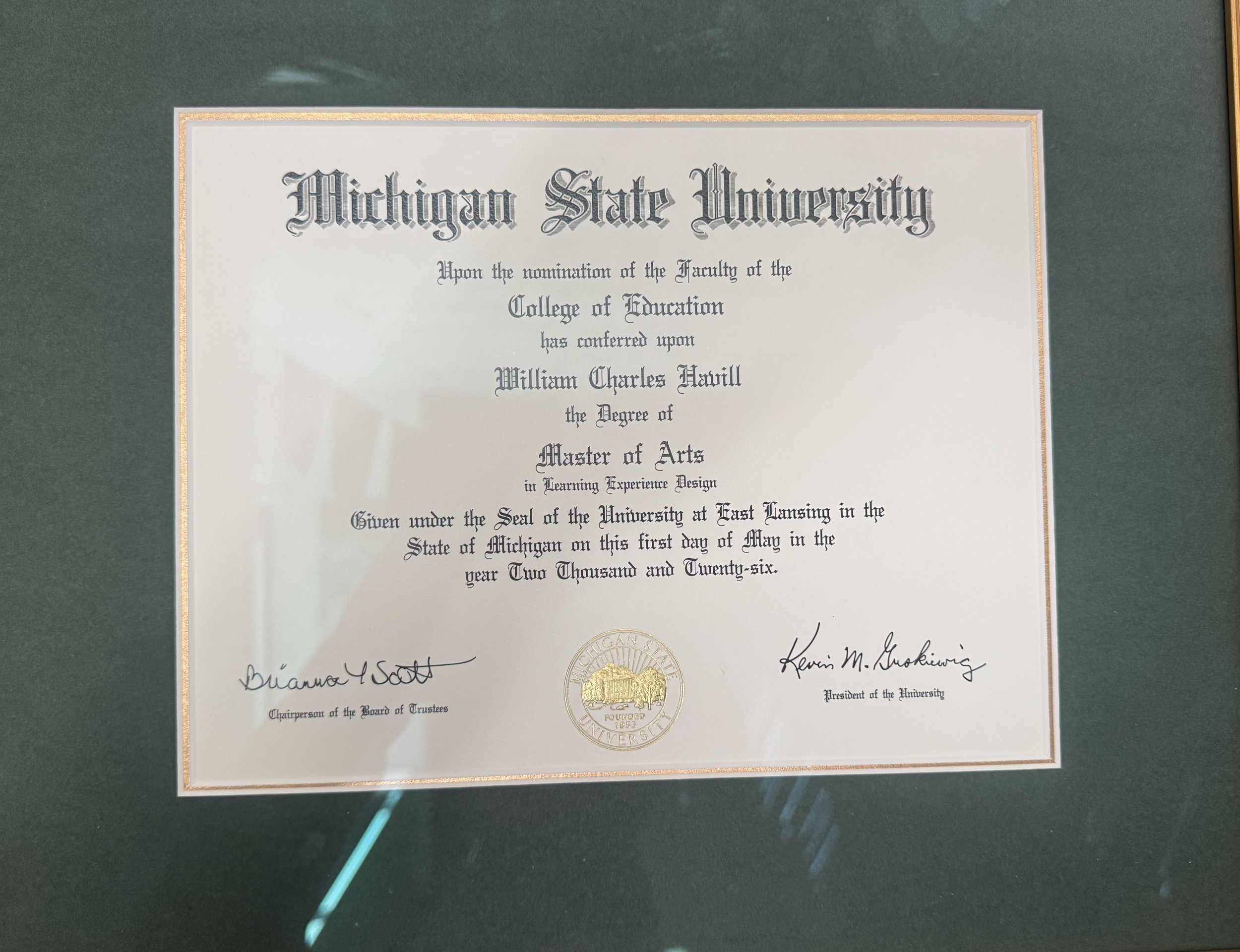 Put That Degree Up