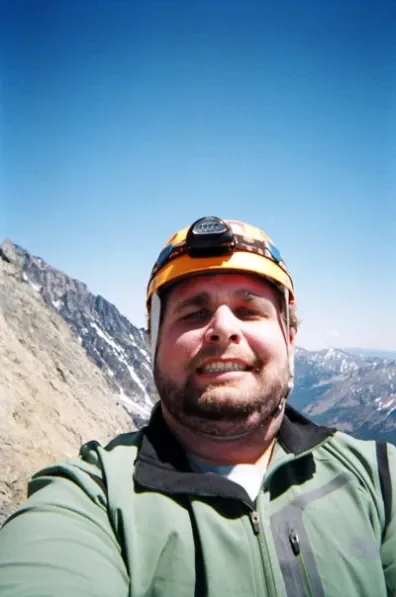 Me Rock climbing in the Cascades