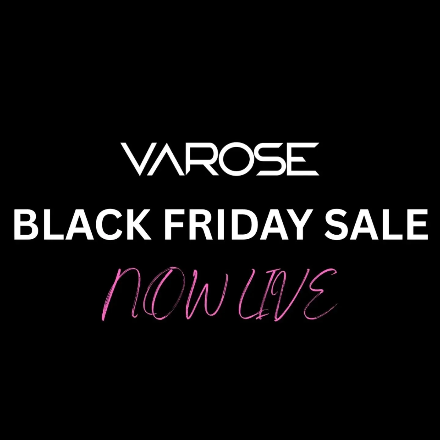 🖤 Black Friday is here! 🖤
Upgrade your wardrobe with our biggest sale. 
40% off SITE WIDE
Sale ends Monday
Shop now and move with Varose 
#blackfriday