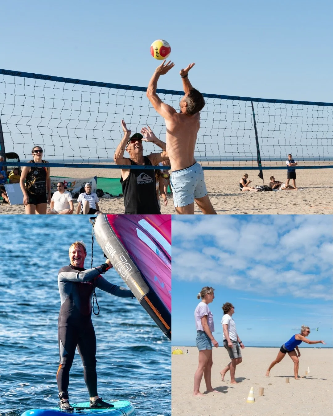 Wat kan je bij Vertigo doen naast kitesurfen? 
Nou heeeel veel🕺!! Binnenkort delen we onze volledige evenementenkalender van 2026, want er komt erg veel leuks aan. Maar daarnaast zijn de strandactiviteiten altijd te boeken. Dus trommel jouw vrienden