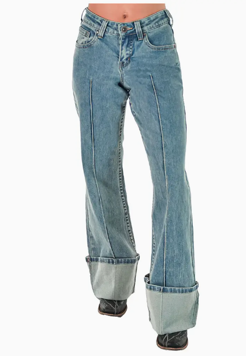 Large Cuff Jeans
