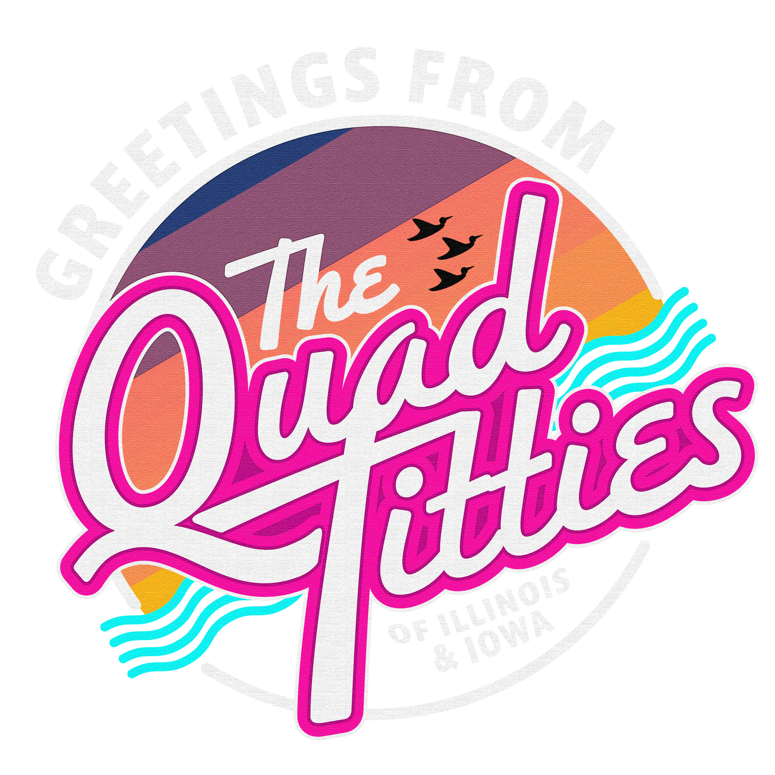 Quad Titties Sticker