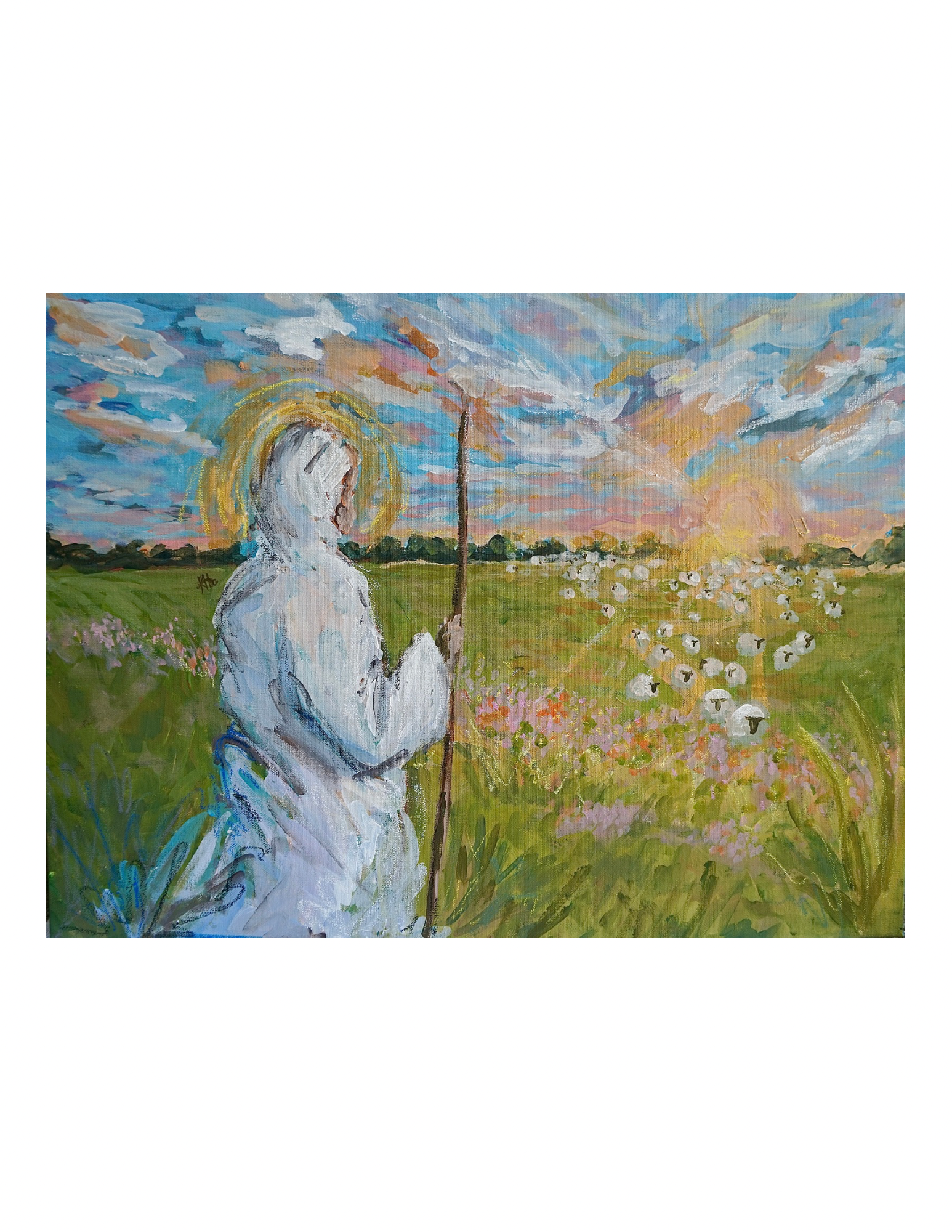 Touch of Heaven, 18x24”