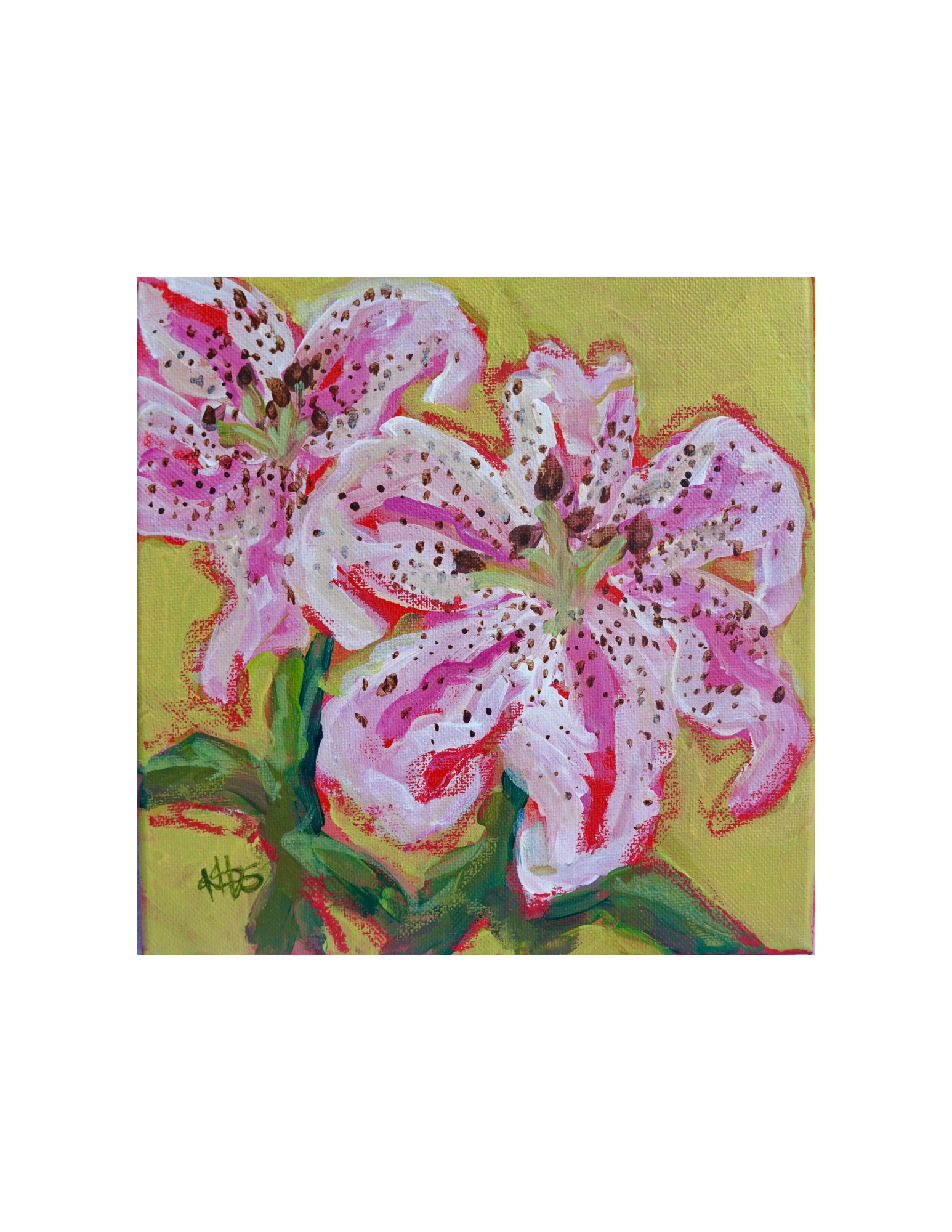Consider the Lilies Mini No.6, 8x8”