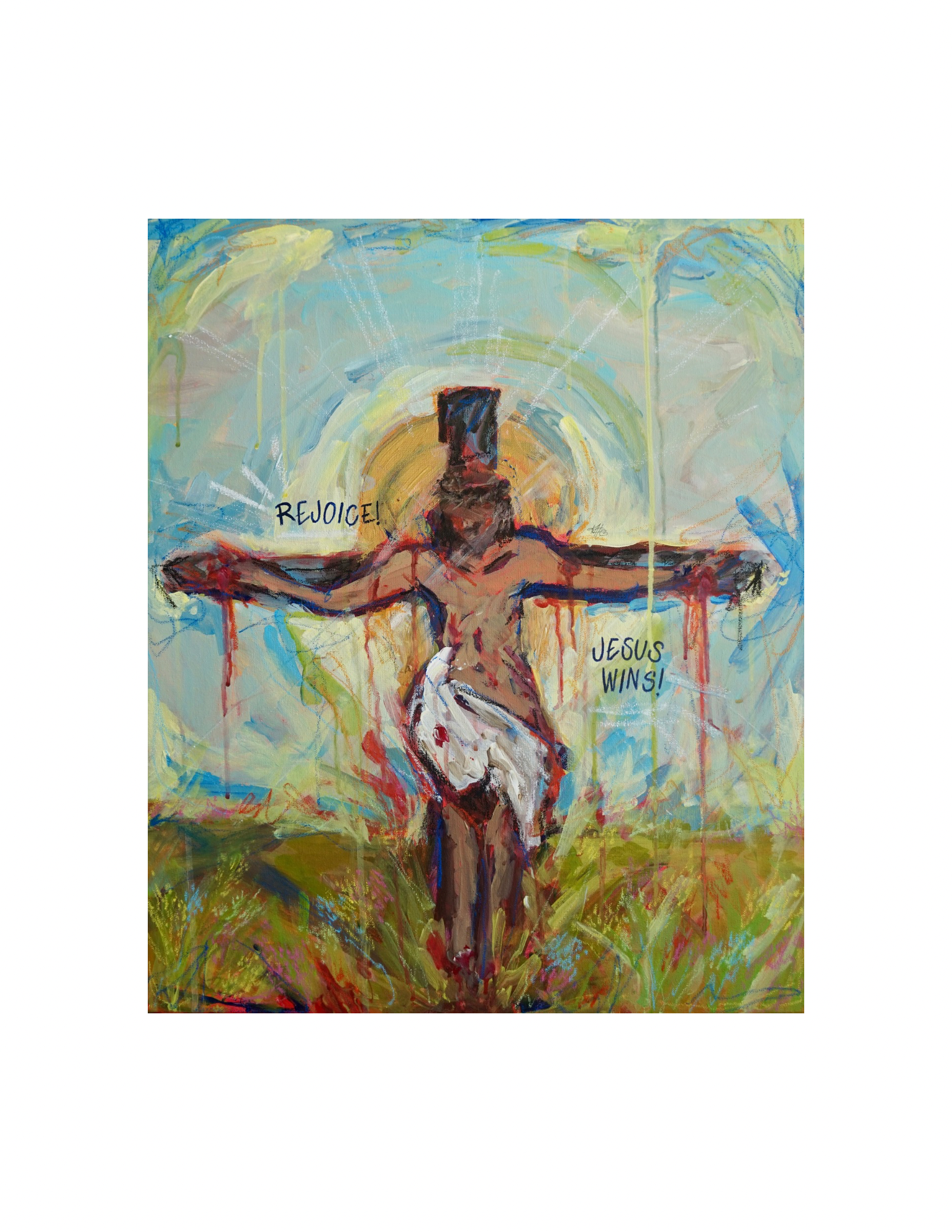 Jesus Wins, 20x24”
