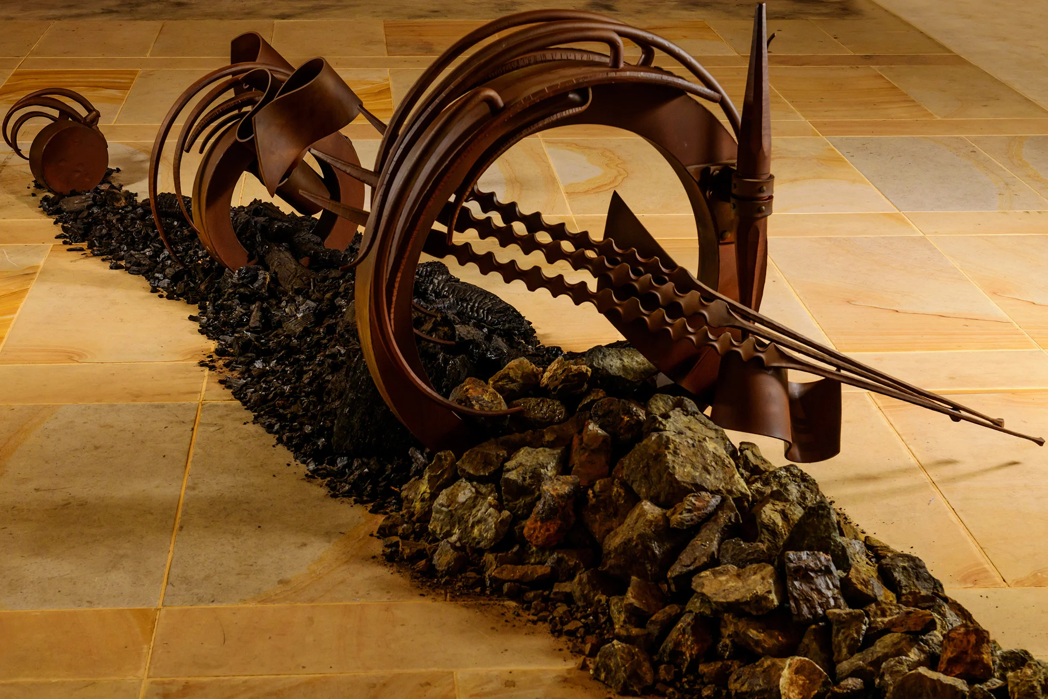 Convergence sculpture by Tasmanian artist Pete Mattila 2019