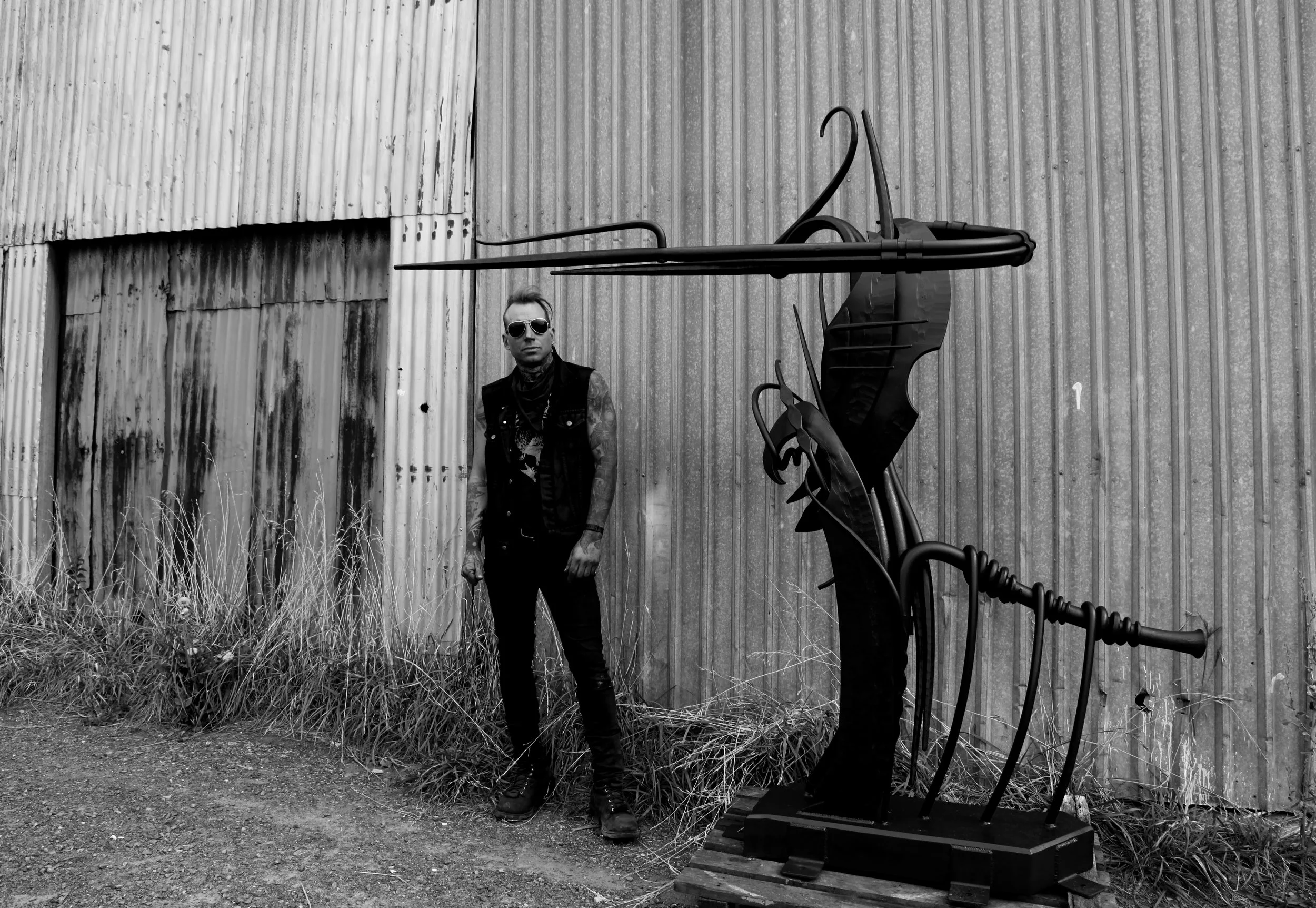 Tasmanian sculptor Pete Mattila 2016