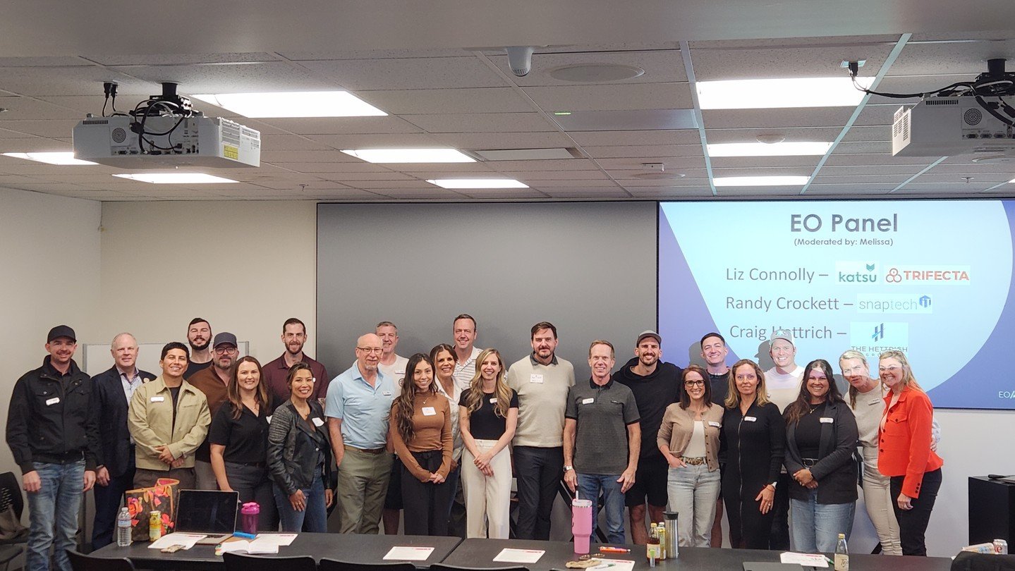 Our EO Accelerators are on their way to becoming business masterminds thanks to our latest Learning Day centered around execution! 🚀

During this full day of training, attendees learned how to execute their visions using the Scaling Up Method. Over 