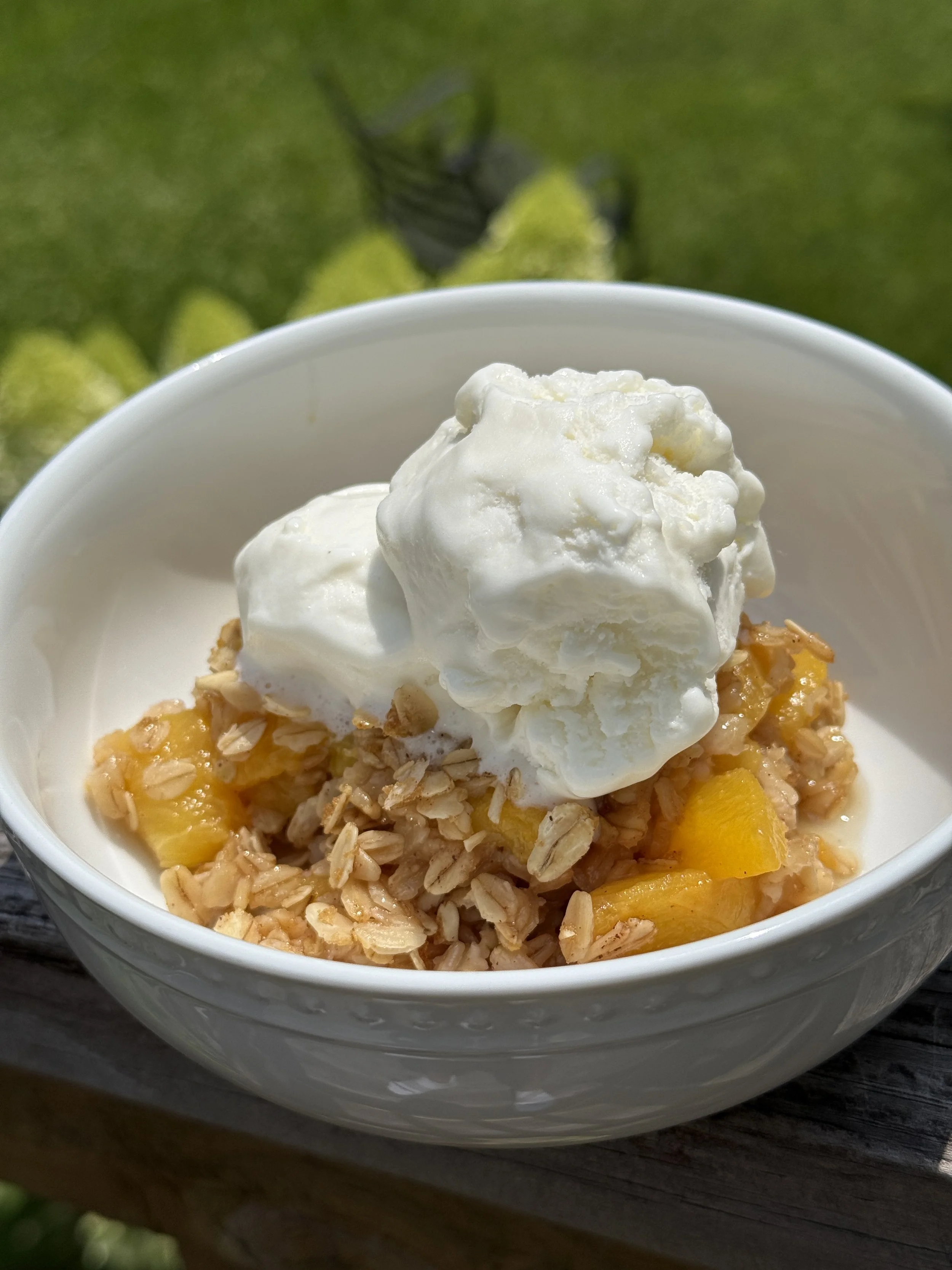 Peach crisp