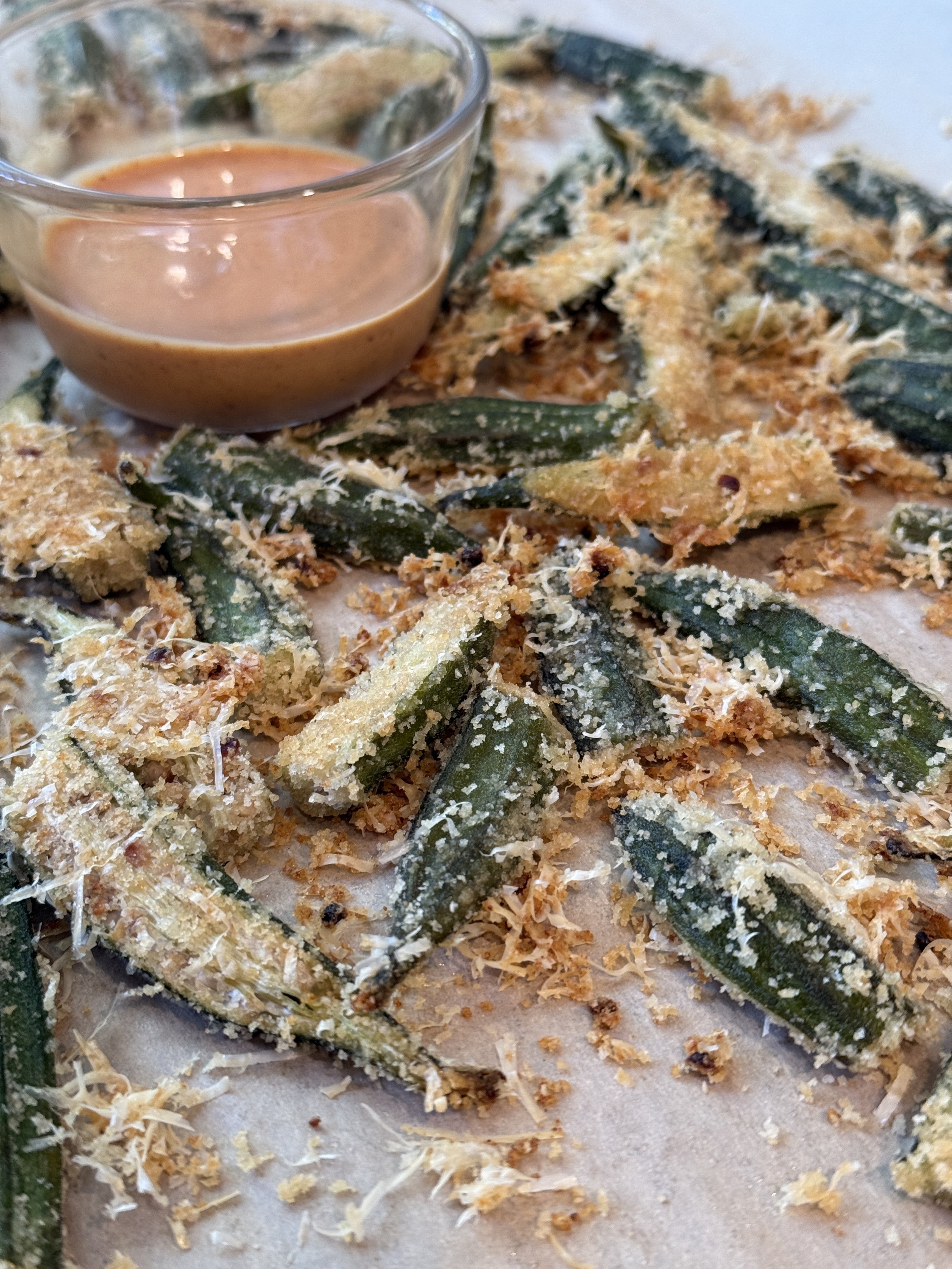 Oven Fried Okra