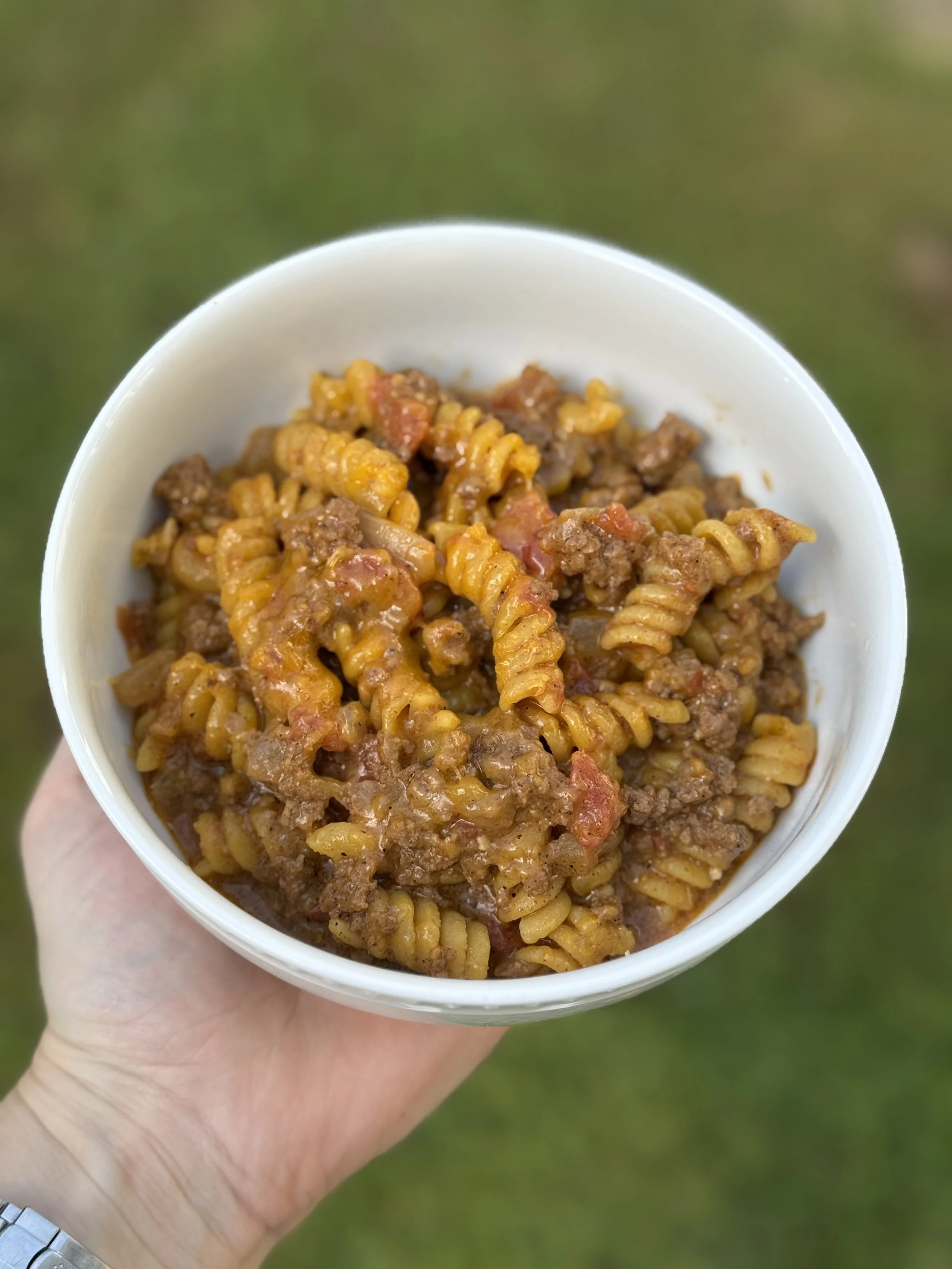 One Pot (or pan) Taco Pasta