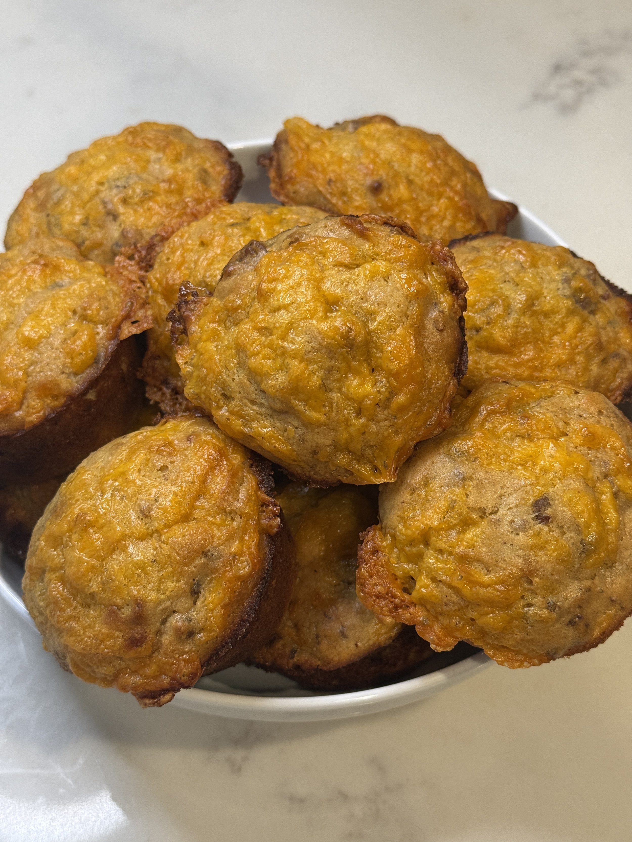 Protein Sausage Maple Muffins