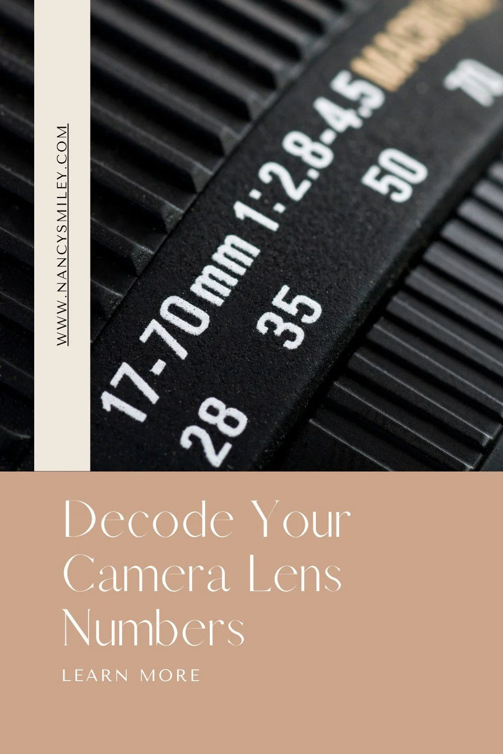 Stop guessing! This beginner's guide breaks down every number and letter on your camera lens. Leave a comment to have the blog post link sent to you! Learn what focal length (mm) and aperture (f/stop) mean for your photography. Master your gear and c