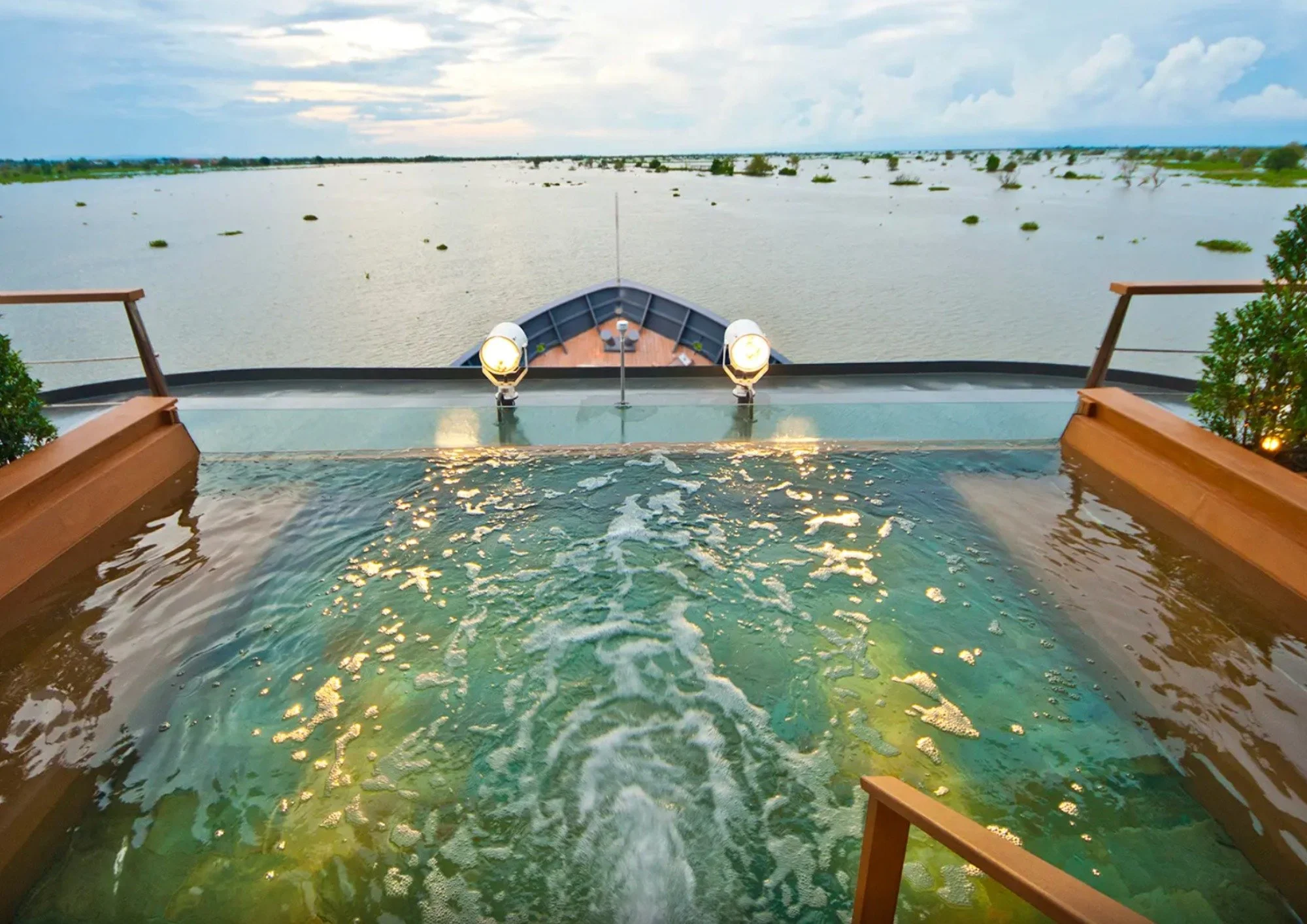 Spend a few days exploring Asia&rsquo;s iconic waterways with Aqua Expeditions. Sail the Mekong River from Ho Chi Minh City to Siem Reap, taking in life along the river and ending at the awe-inspiring temples of Angkor Wat. 
With just 16&ndash;40 gue