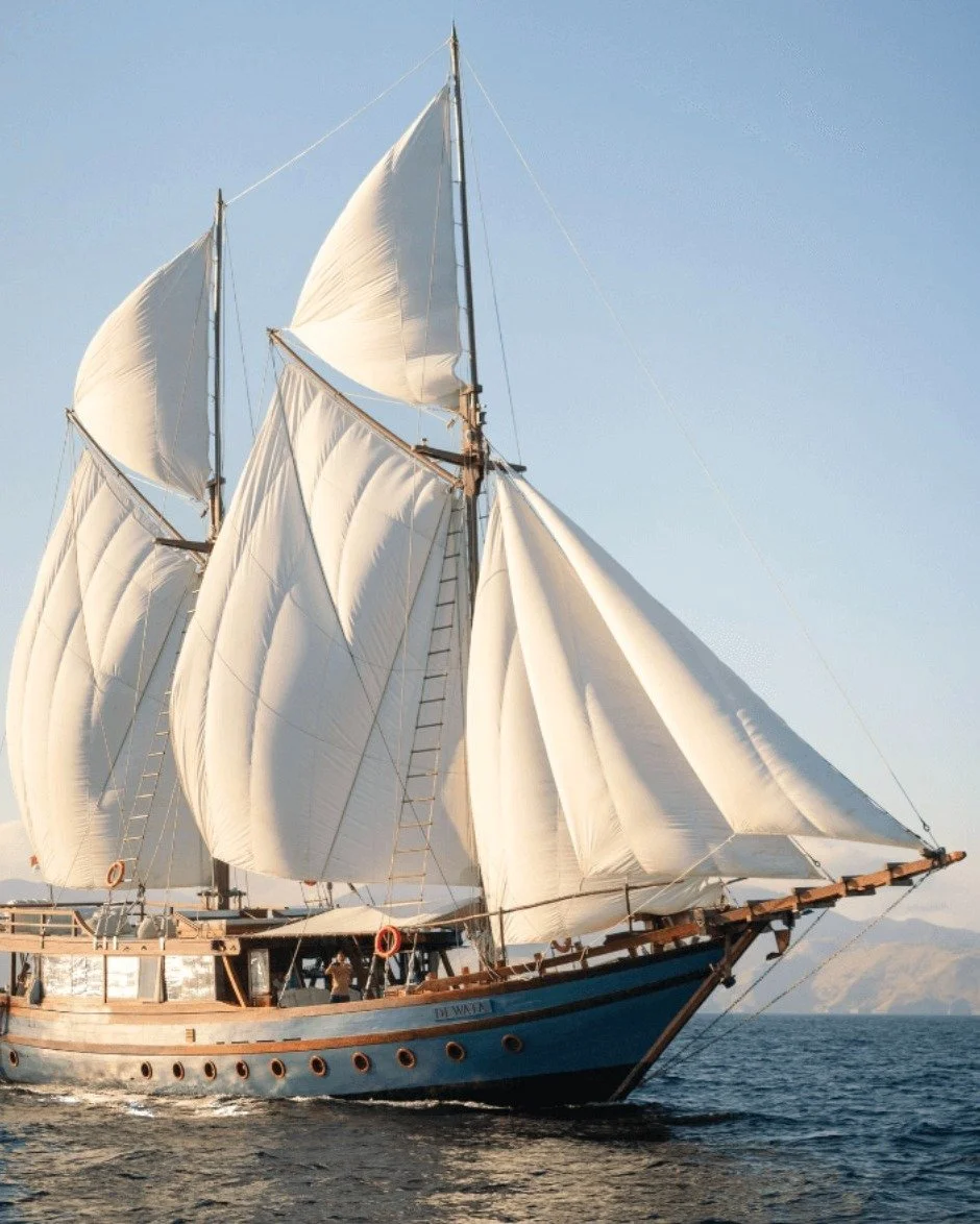 Raja Ampat, Indonesia. Charter a traditional &ldquo;Phinisi,&rdquo; the graceful wooden sailing vessel native to these waters, and explore what many call the best diving and marine life on Earth. 
Beneath the surface lies a kaleidoscope of coral and 