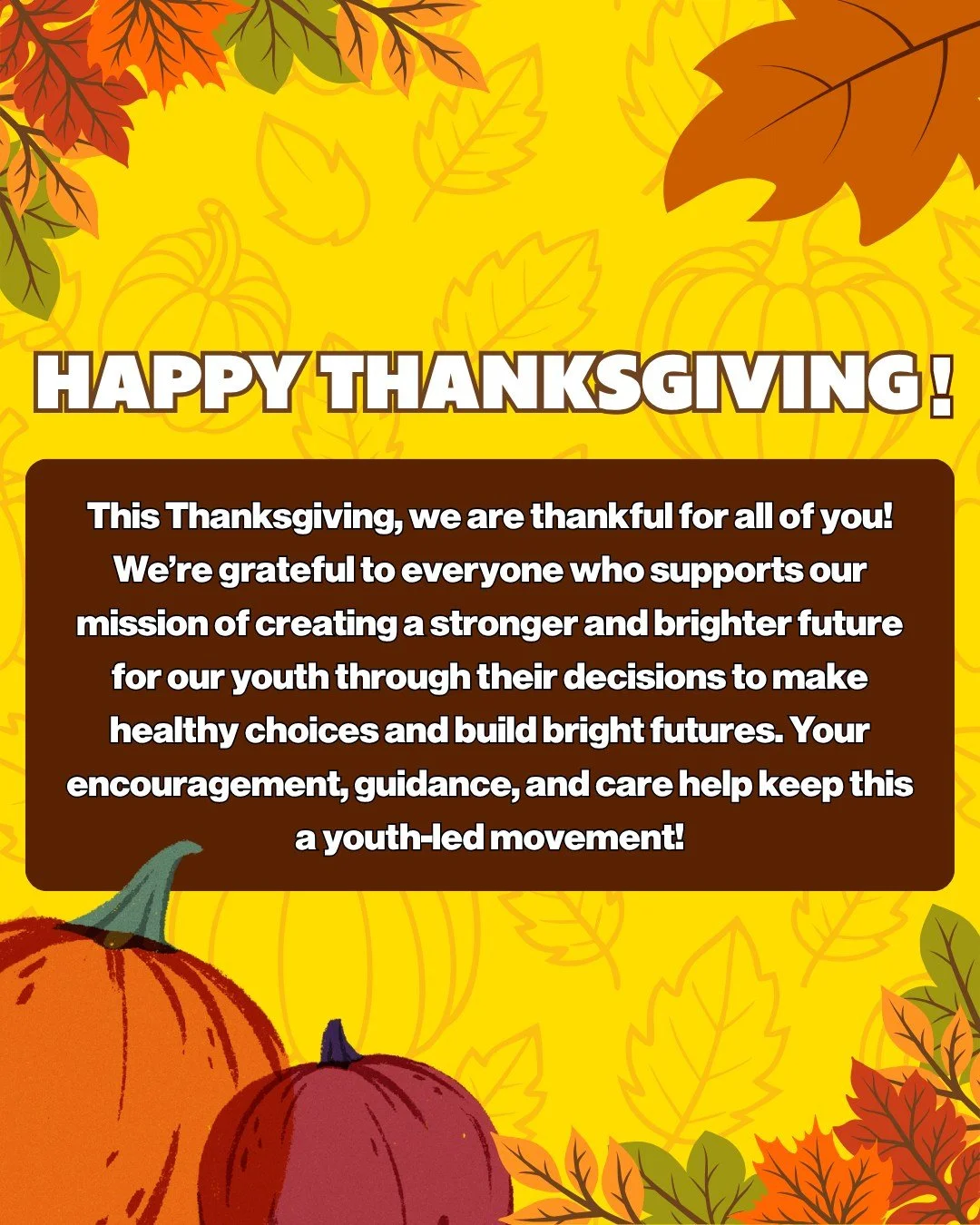 Your support truly makes a difference! Together, we&rsquo;re building a brighter, stronger future and it wouldn&rsquo;t be possible without you! 🌟💛🦃

#NeighborhoodHouse #HelloFuture #MoreLifeMoreChoices #MentalHealthMatters #HelloMyFuture #YouthDr