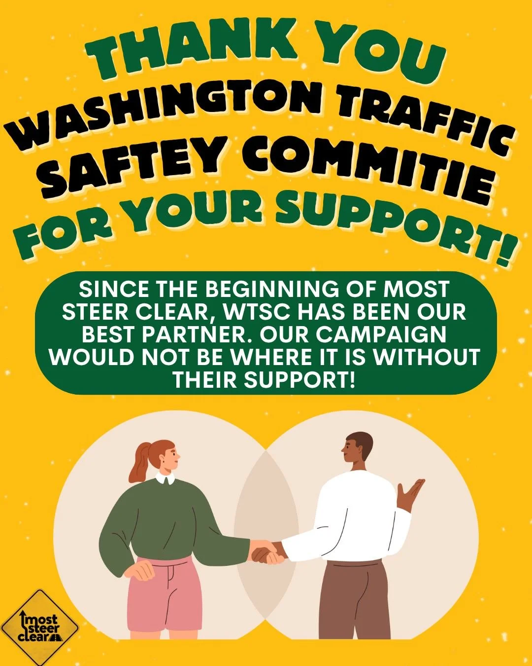This Thanksgiving week, we&rsquo;re especially grateful for the Washington Traffic Safety Commission, our long-time funders and partners who have been with us since the very beginning. 🦃🧡

Your commitment to DUI prevention, roadway safety, and posi