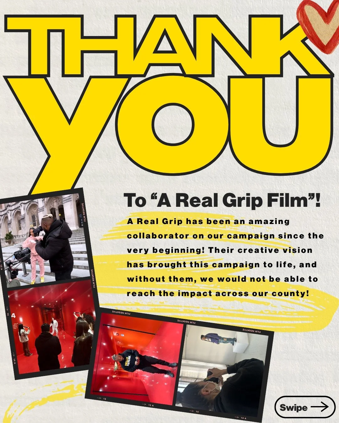 Huge thank you to @arealgrip for being part of the Hello Future journey these past two years 🎥💛🖤

From bringing ideas to life on screen to helping us share meaningful stories with our community, your creativity and support have helped shape our me