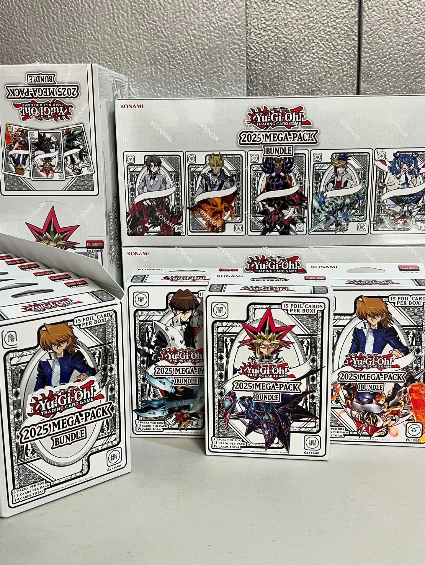 Yugioh 2025 mega bundles and mega bundles display are now available for sale!