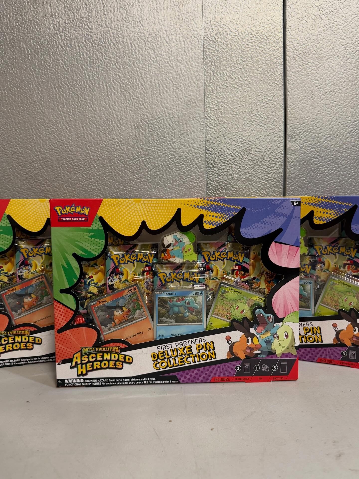 Ascended heroes first partners deluxe pin collection is here!