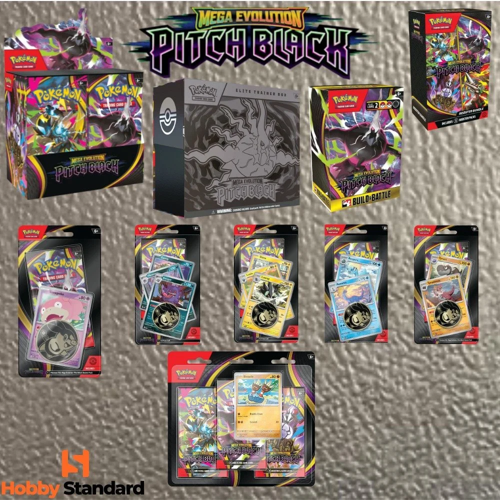 Mega Evolution Pitch Black Product Line up revealed!