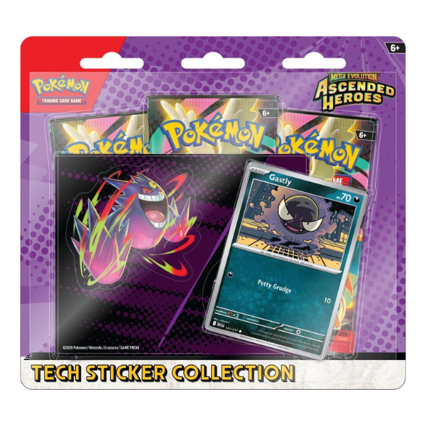 Mega Evolution: Ascended Heroes Tech Sticker Collection - Gastly - ME: Ascended Heroes (ASC)