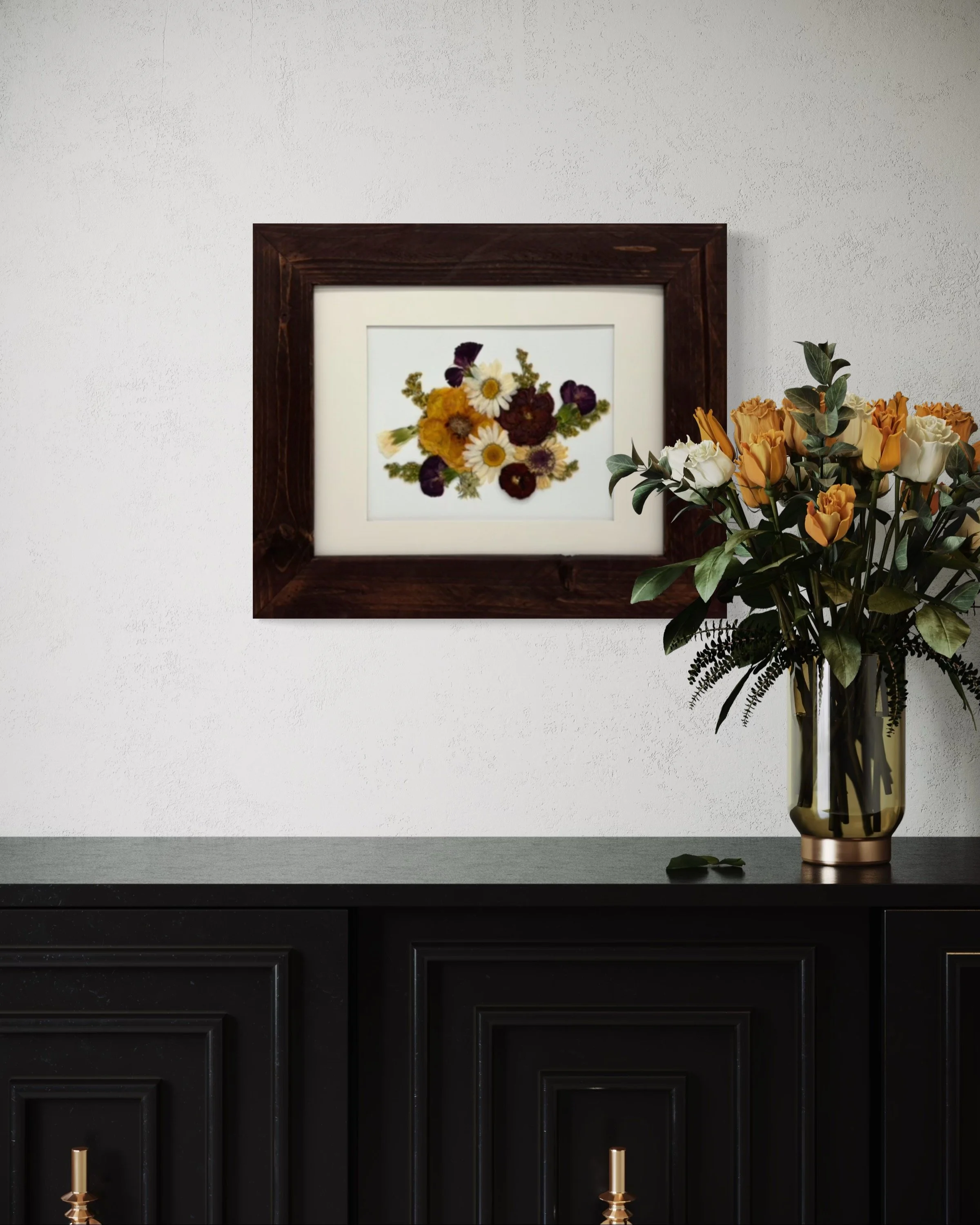 Custom Floral Preservation 16 x 20in