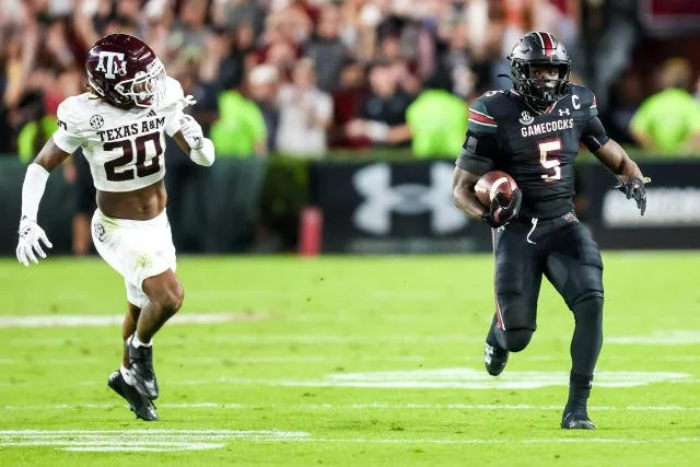 LaNorris Sellers and Raheim Sanders Lead South Carolina to Statement Win Over No. 10 Texas A&amp;M