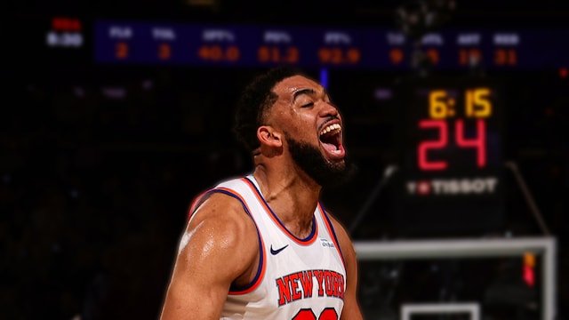 The New York knicks send home boston
