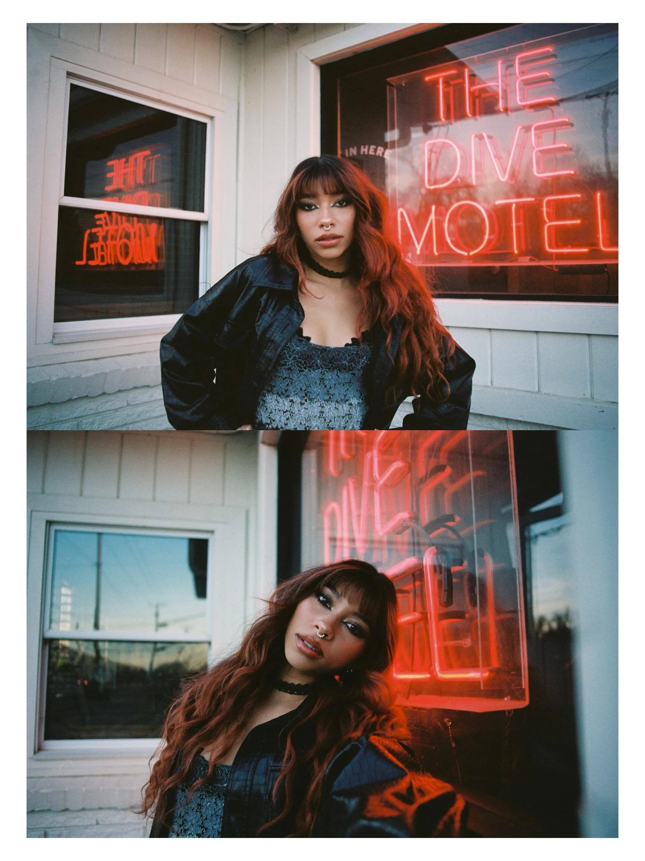 Portraits w/ @bellaphanthavongsa at @thedivemotel on #35mmfilm 

Environmental Portraits excite me as a photographer because it feels a little bit like a jam session.

Flowing with your surroundings while connecting with your subject to tell a story.