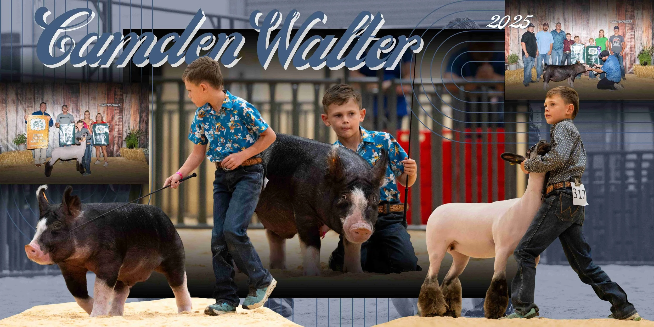 livestock banner, custom livestock banner, stock show banner, livestock show award banner
