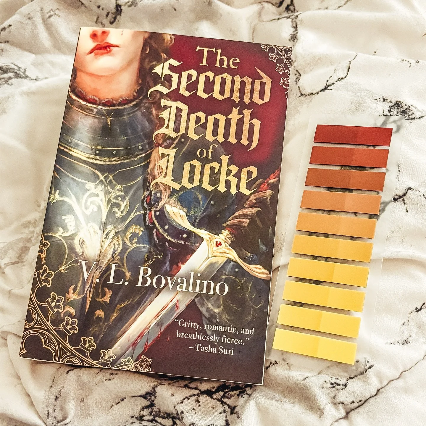 if you are just as obsessed as alix e harrow&rsquo;s &ldquo;the six deaths of the saint&rdquo; and/or strong female knights, then this book is for you

#vlbovalino #bookstagram