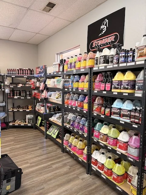 Professional-grade detailing chemicals, ceramic sprays, and accessories for detailers and DIYers in Abilene.