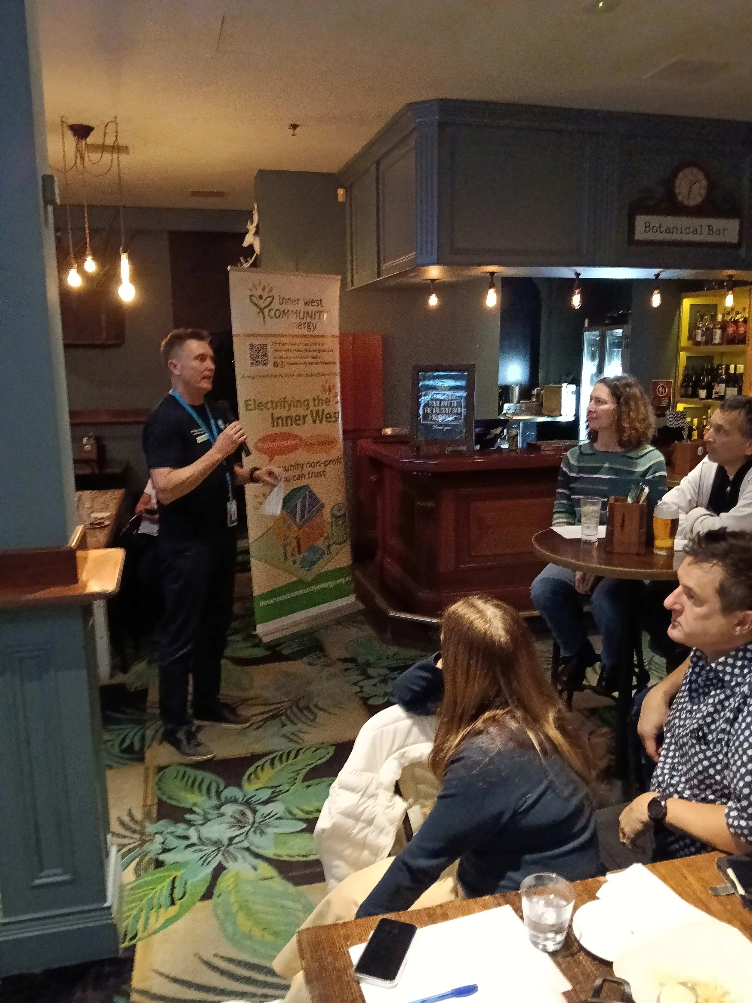 A lively Leichhardt info night at the Royal Hotel