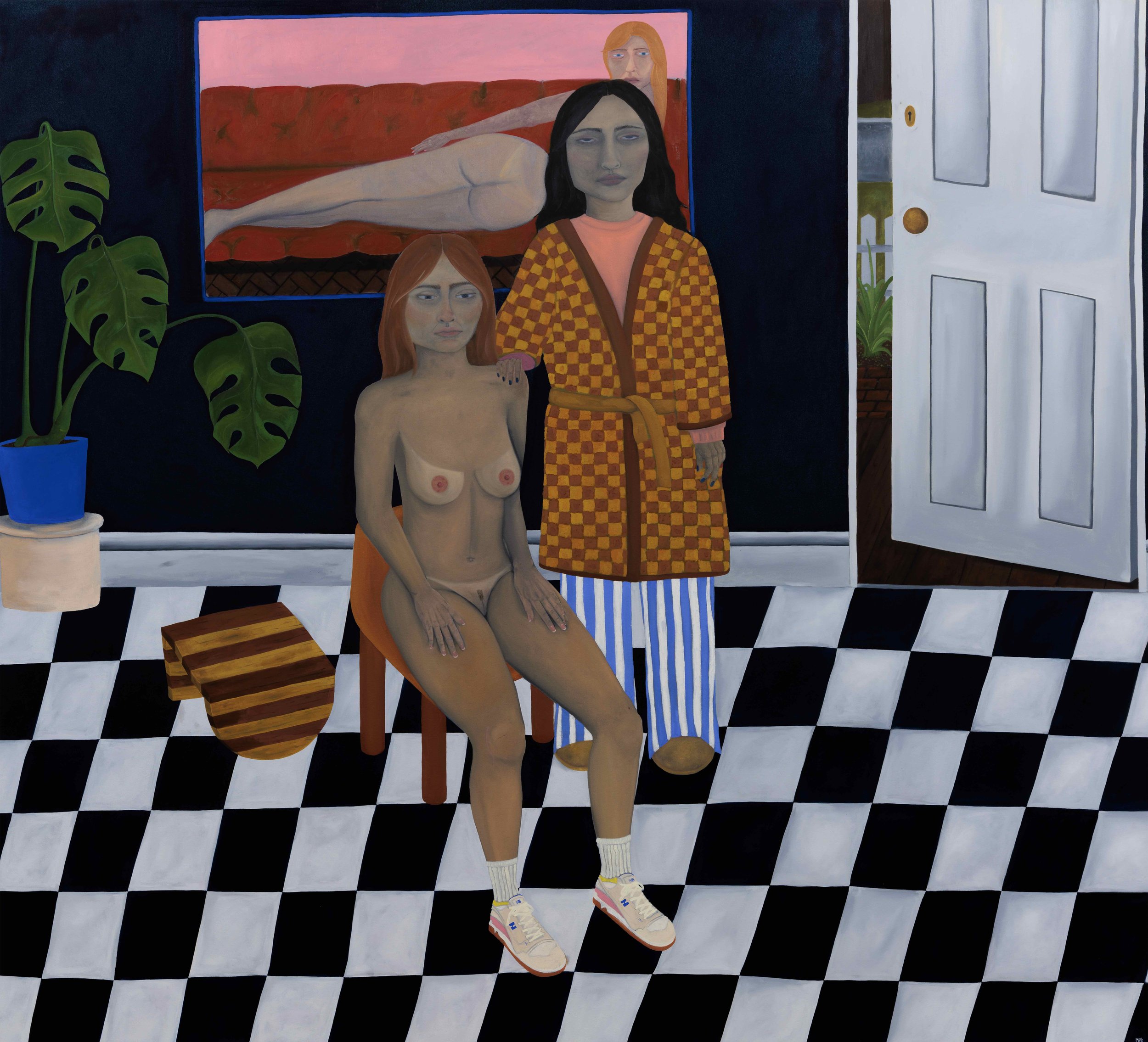 The Help (2024), oil on canvas, 200 x 210 cm