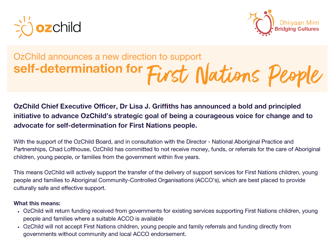 Transition Commitment Statement