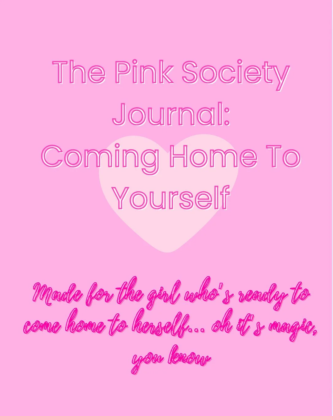 The Pink Society Journal 🩷