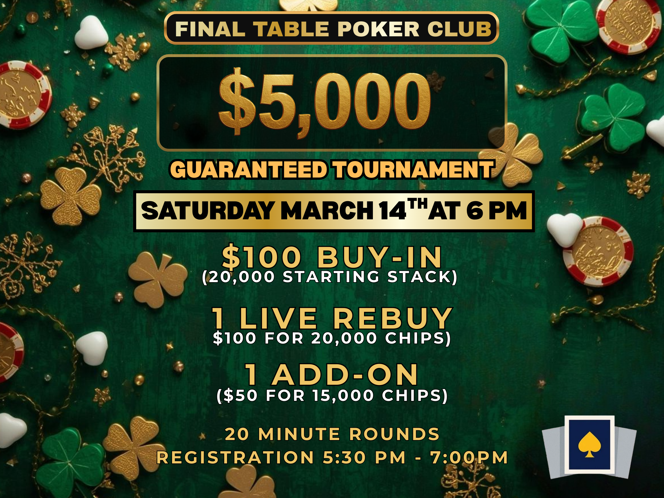 $5k GTD 