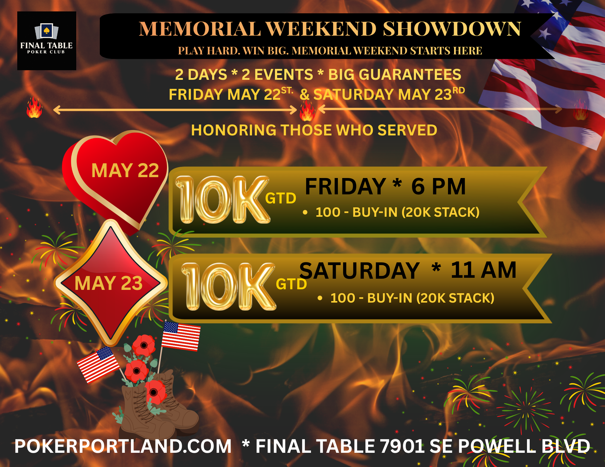 Memorial Weekend!