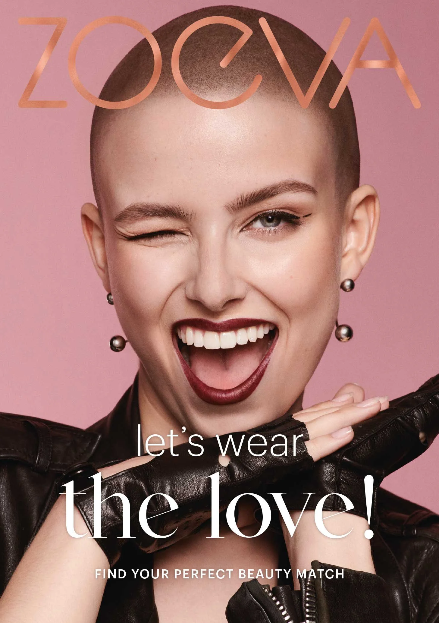 Zoeva Image Book 2022 Cover, umgesetzt von imagespy, kraftvolles Beauty-Porträt mit Fokus auf Lippen-Make-up und modernem Branding.