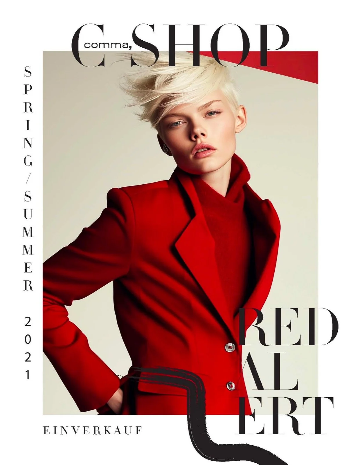 Cover des comma Folders  mit einheitlicher visueller Markenwelt, hochwertigem Layout und Magazin-Design