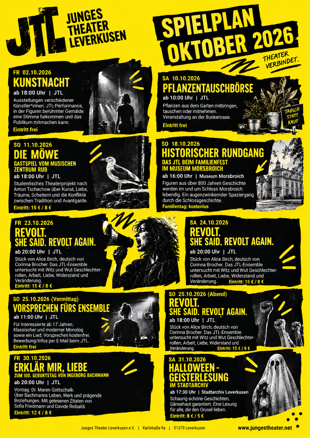 Spielplan Oktober 2026