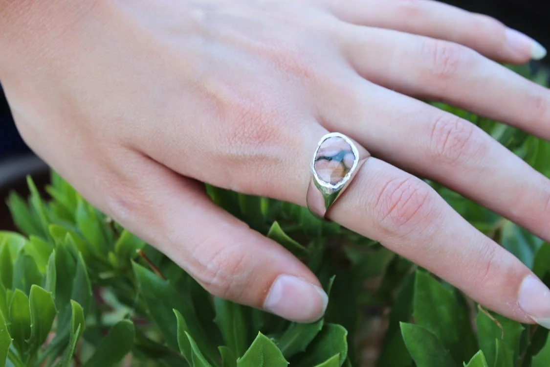 Amazon Jasper Ring Size - S 1/2